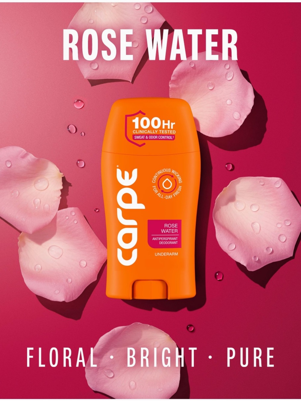 Carpe Rose Water Antiperspirant Deodorant